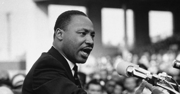 L'orateur Martin Luther King